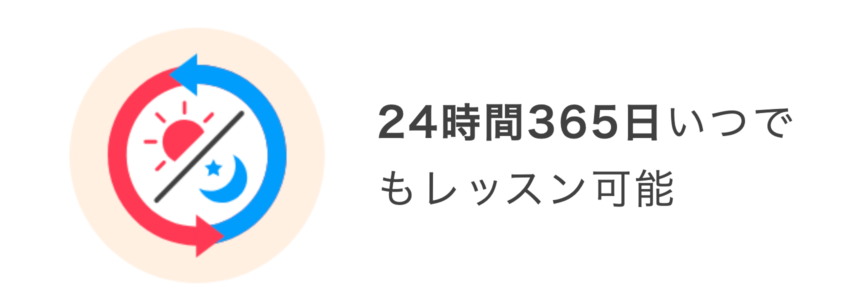 DMM英会話24時間レッスン受講可能