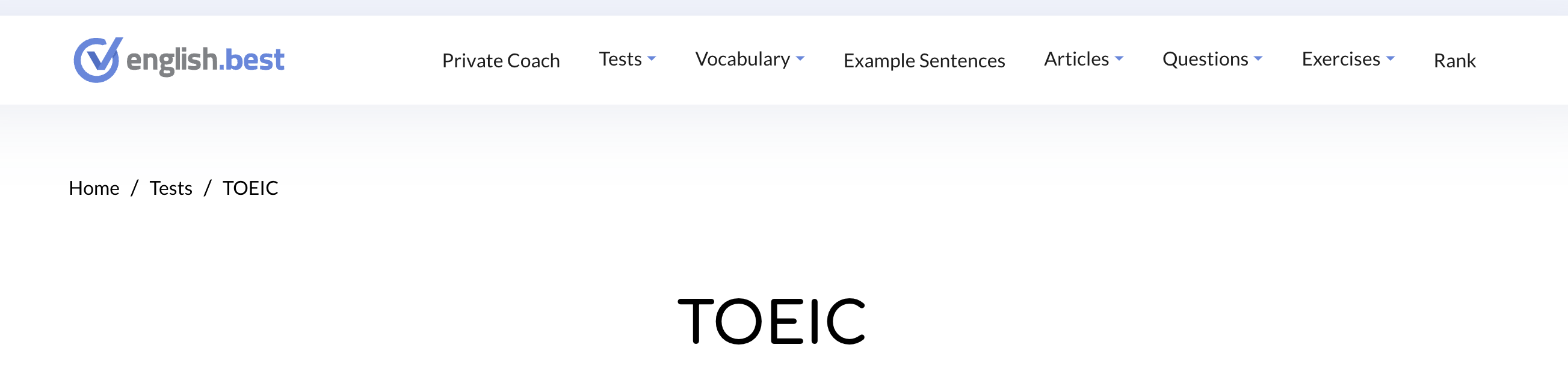 english.best公式HPスクリーンショット