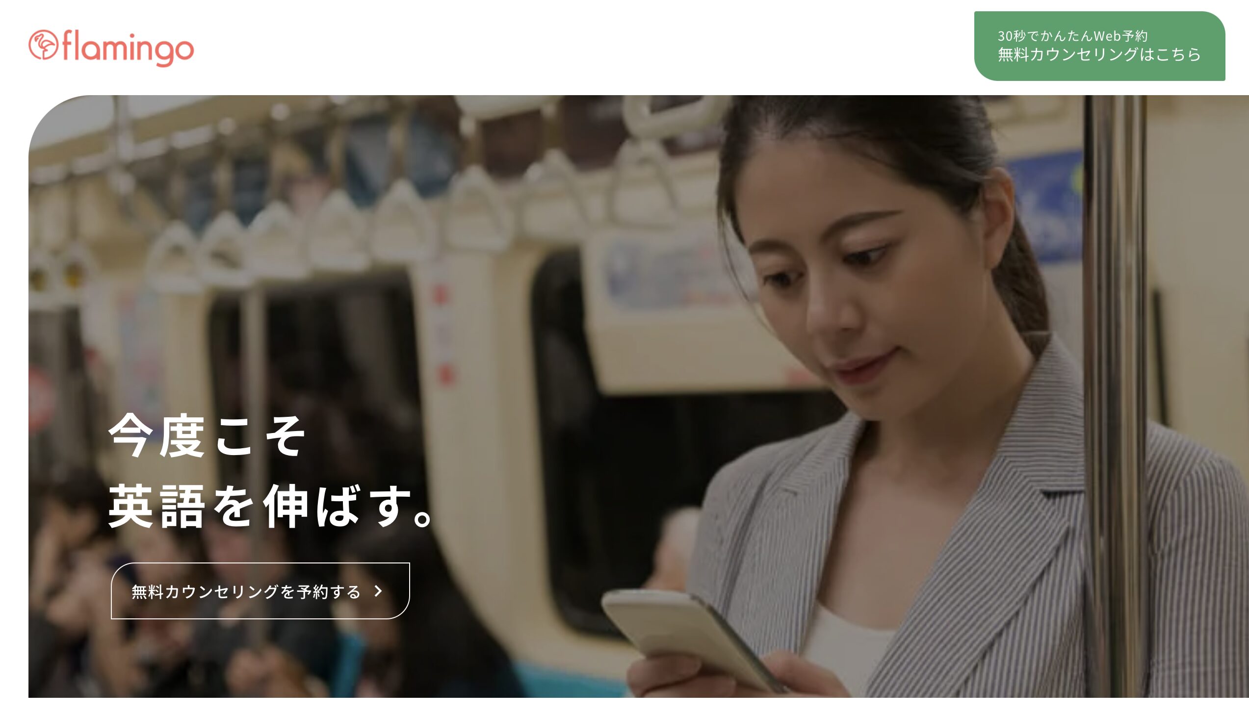 フラミンゴ公式HPスクリーンショット